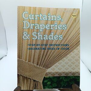 Vintage Sunset Book Curtains Draperies & Shades Guide Step-By-Step Instructions